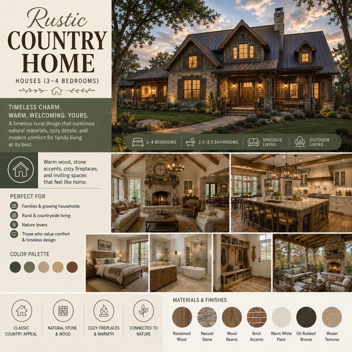 Rustic Country Home